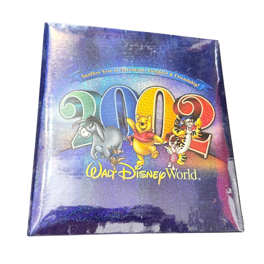VTG 2002 Winnie the Pooh Photo Album Walt Disney World 4x6 100 Photos Y2K Tigger